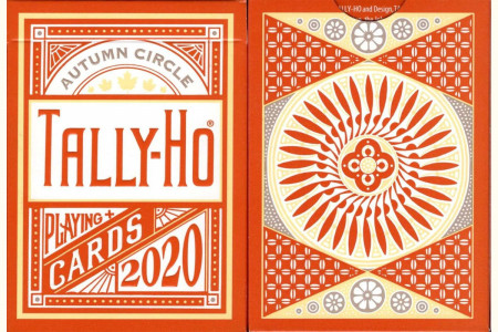 Tally-Ho Autumn Circle Back Playing Cards