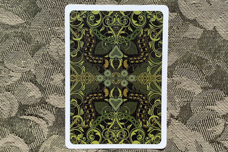 Bicycle Caterpillar (Dark) Playing Cards Gilded