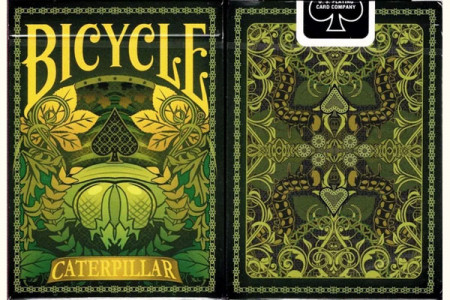 Bicycle Caterpillar (Dark) Playing Cards Gilded