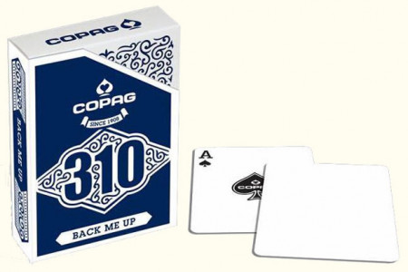 Jeu Copag 310 (Slim line) Dos Blanc / Face Normale