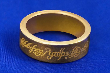 Bague aimantée avec Inscriptions (20 mm)