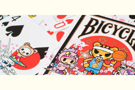 Jeu Bicycle Tokidoki Sports (Noir)