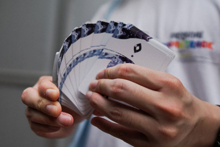 Fluid Art Blue (Cardistry Edition) Playing Cards