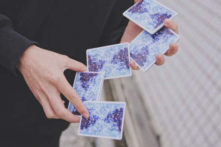 Fluid Art Blue (Cardistry Edition) Playing Cards