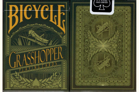 Bicycle Grasshopper Dark (Olive) Playing Cards
