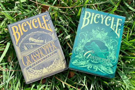 Bicycle Grasshopper Dark (Olive) Playing Cards