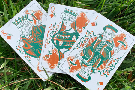 Grasshopper Light (Jade) Playing Cards