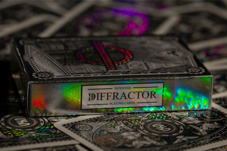 London Diffractor Silver Playing Cards