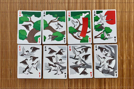 Bicycle Sparrow Hanafuda Fusion Playing Cards