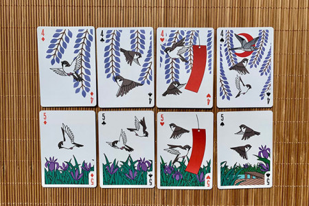 Bicycle Sparrow Hanafuda Fusion Playing Cards