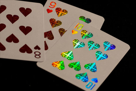 London Diffractor Emerald Playing Cards