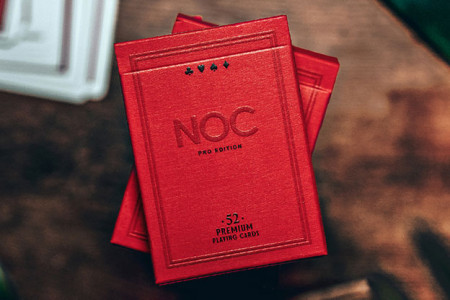 NOC Pro 2021 (Burgundy Red) Playing Cards