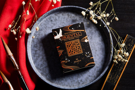 Oriental Memory Black playing Cards