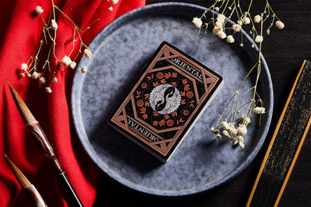 Oriental Memory Black playing Cards