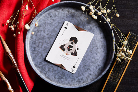 Oriental Memory Black playing Cards