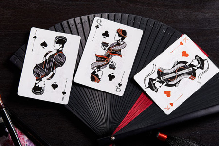 Oriental Memory Black playing Cards