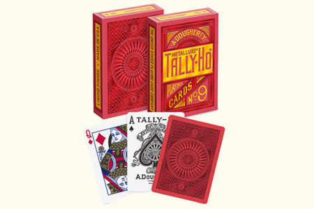 Jeu Tally-ho Circle MetalLuxe (Rouge)