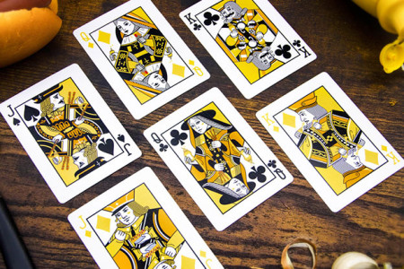 Mustard playing cards