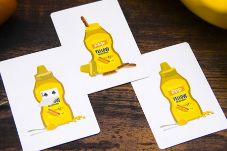 Mustard playing cards