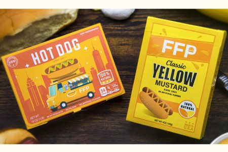 Hot Dog & Mustard Combo (Half-Brick Food Truck) Playing Cards