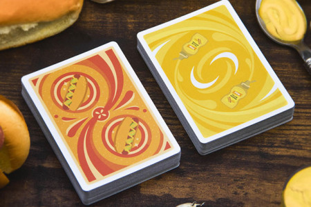 Hot Dog & Mustard Combo (Half-Brick Food Truck) Playing Cards