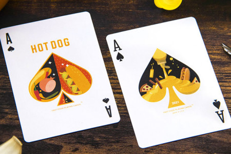 Hot Dog & Mustard Combo (Half-Brick Food Truck) Playing Cards