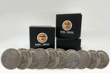 Magnetic coin production one dollar 10 coins - mr tango
