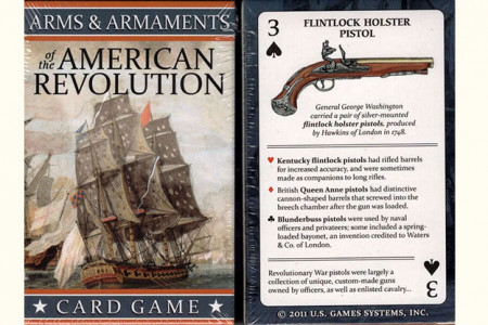 Arms and Armaments of the American Revolution Playing Cards