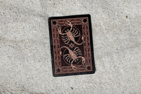 Bicycle Scorpion (Brown) Playing Cards