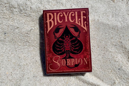Jeu Bicycle Scorpion (Rouge)