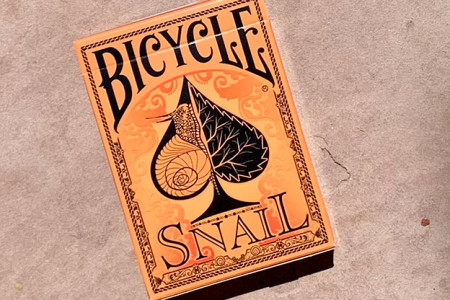 Bicycle Snail (Orange) Playing Cards