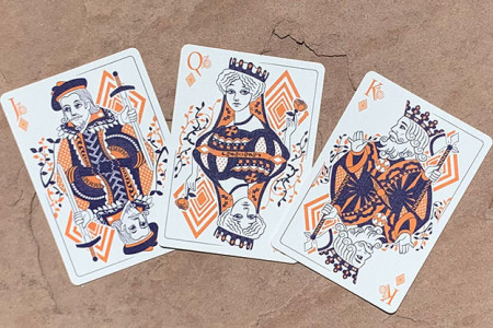 Bicycle Snail (Orange) Playing Cards