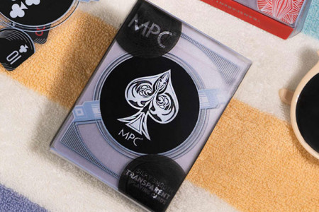 Black Transparent Playing Cards by MPC