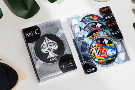 Black Transparent Playing Cards by MPC