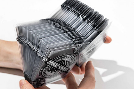 Black Transparent Playing Cards by MPC