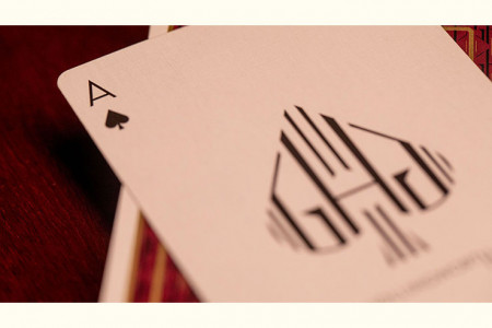 Hollingworth Playing Cards (Burgundy)