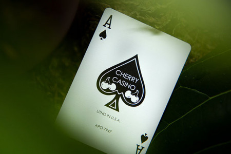 Cherry Casino House Deck Playing Cards (Sahara Green)