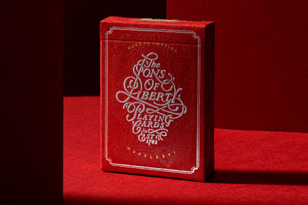 Sons of Liberty Patriot Red Playing Cards