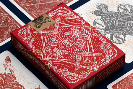 Sons of Liberty Patriot Red Playing Cards