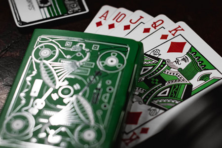 Soundboards V4 Green Edition Playing Cards