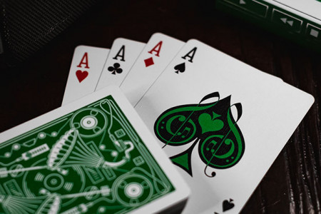 Soundboards V4 Green Edition Playing Cards