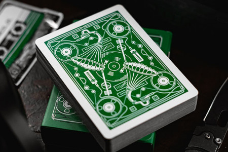 Soundboards V4 Green Edition Playing Cards