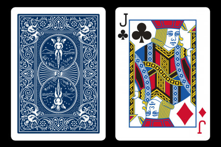 Double Index BICYCLE Card Jack of Diamond/Jack of Club