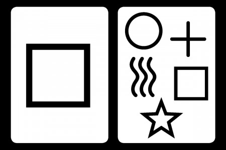 Bicycle Unit Card 5 ESP symbols in 1