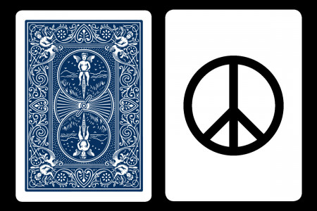 Bicycle Unit Card Peace and Love