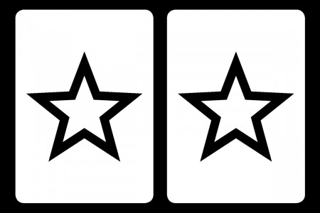 Bicycle ESP Double Face Unit Card (Star/ Star)