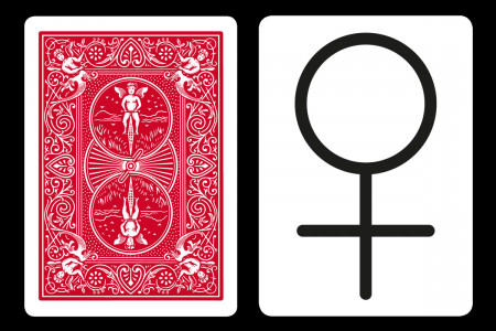 Women's Bicycle Symbol Card