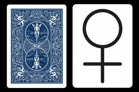 Women's Bicycle Symbol Card