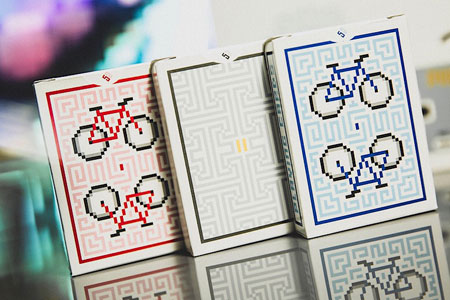 Jeu Bicycle Pixel Collector (Rouge)