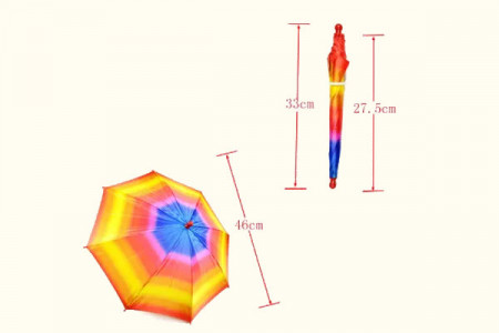 Petit Parapluie à apparition (Arc-en-ciel)